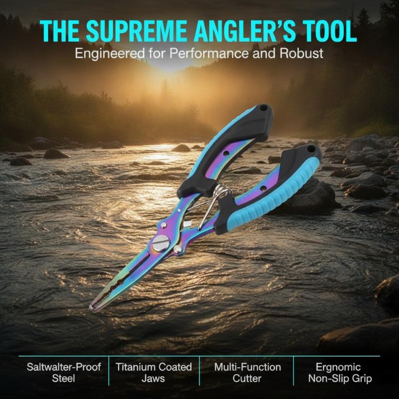 Fishing Hook Sharpener - 1 unidad de alicates multifuncionales para