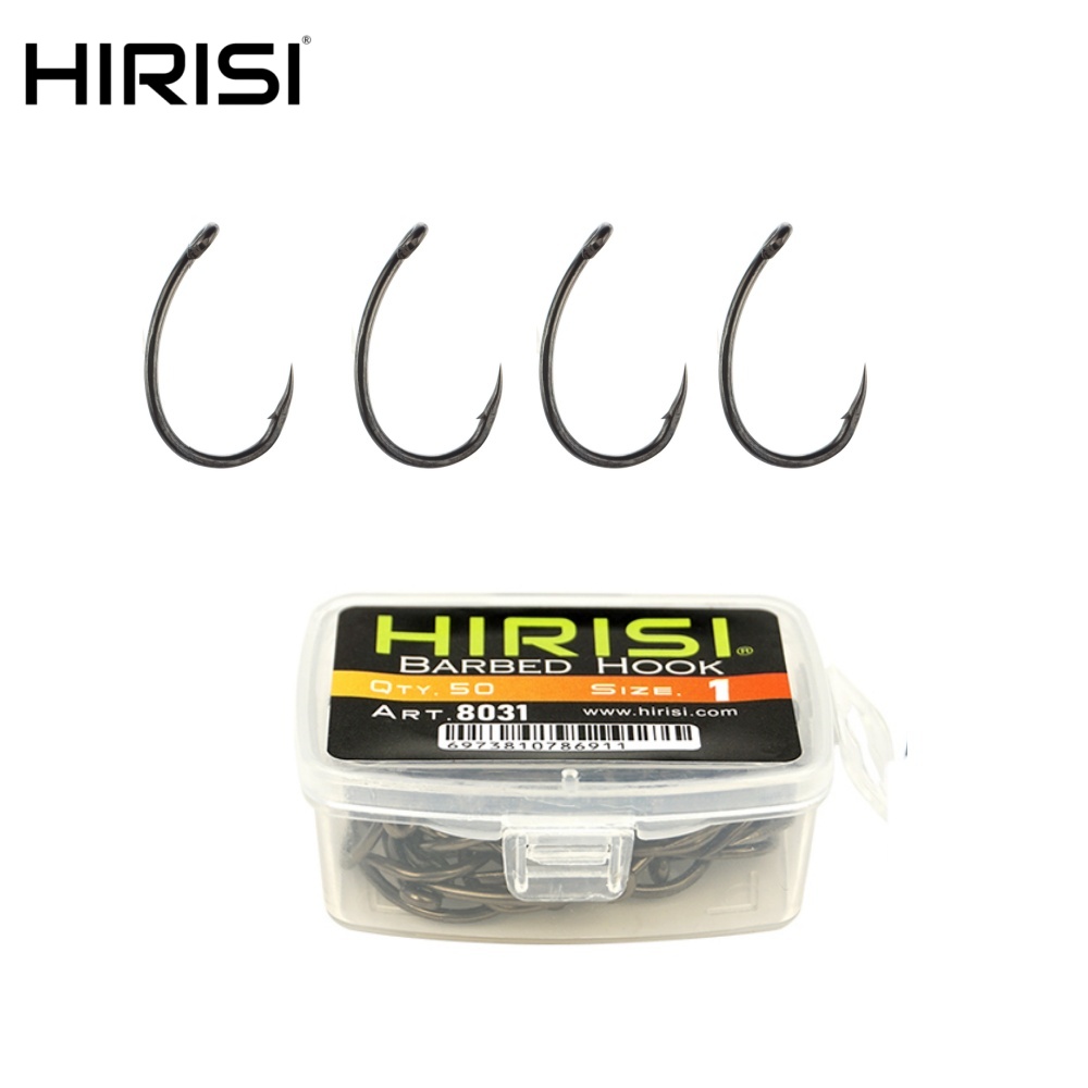 Fishing Hook Assortment - Hirisi 50 anzuelos de pesca con