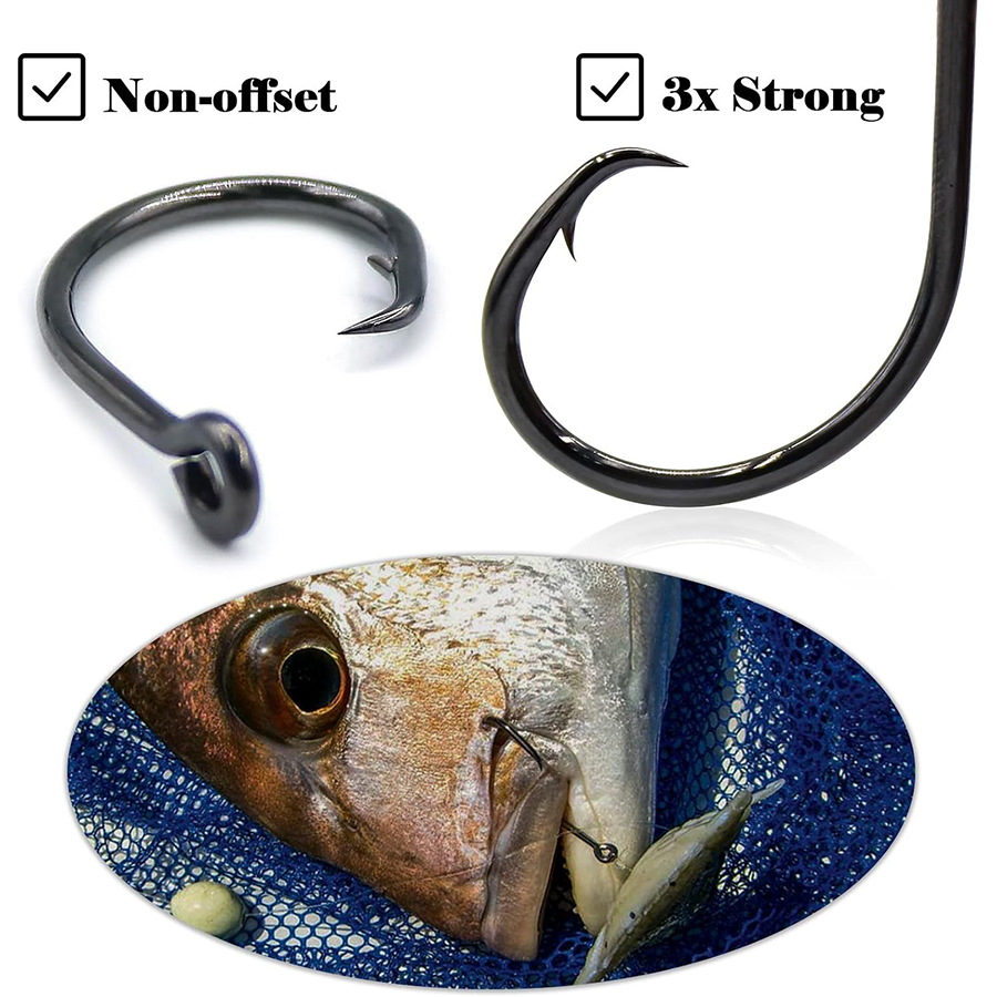 Anzuelos Circulares 3X Resiste - Fishing Hook Offset reseña y precio