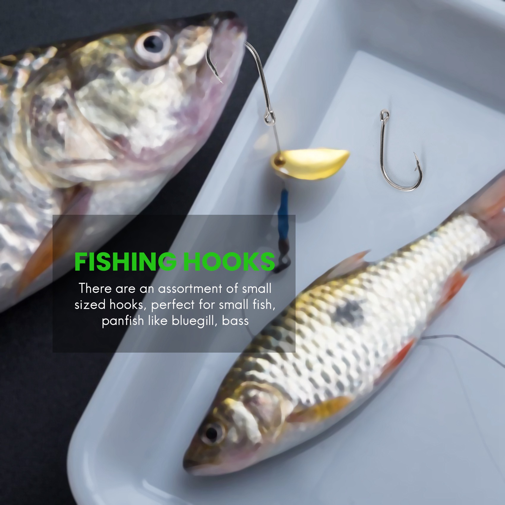 Nueva llegada 500 piezas/set d - Fishing Hook Box reseña y precio