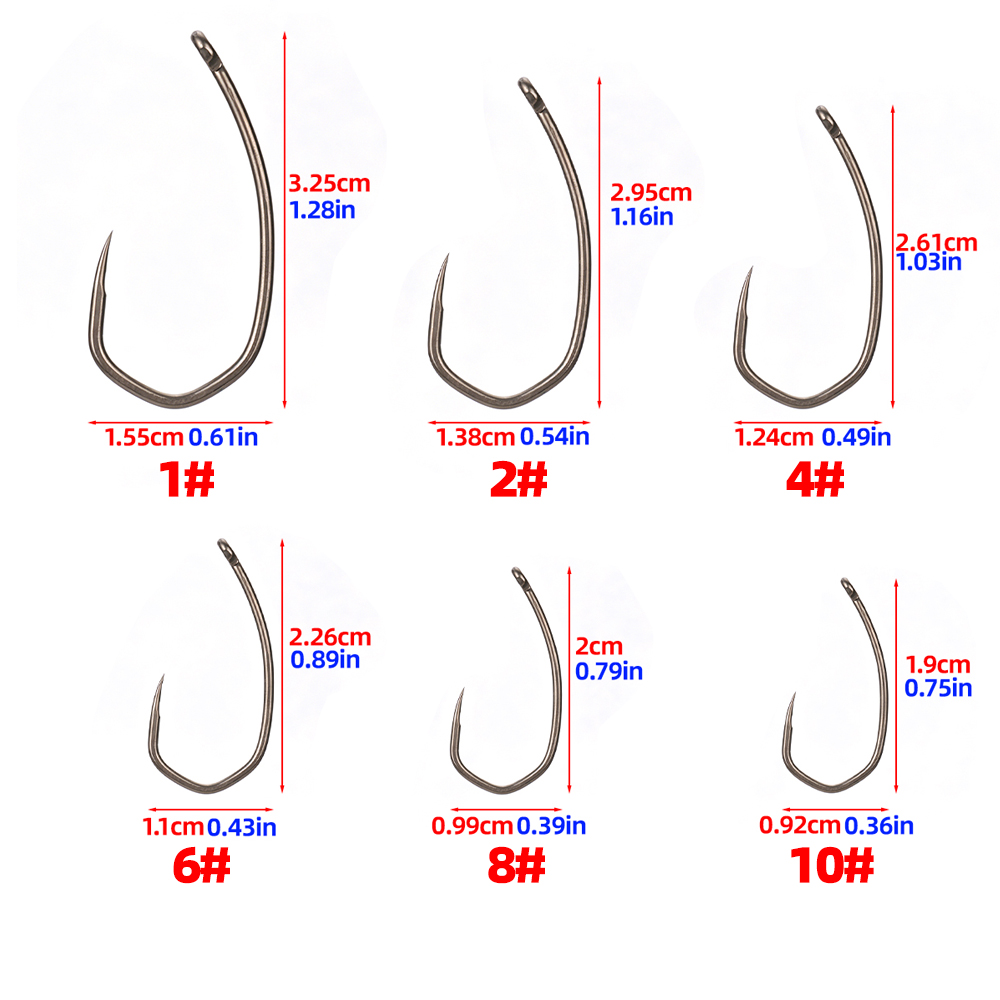 Hirisi 8042 - 100 Anzuelos de  - Fishing Hook Assortment reseña y precio