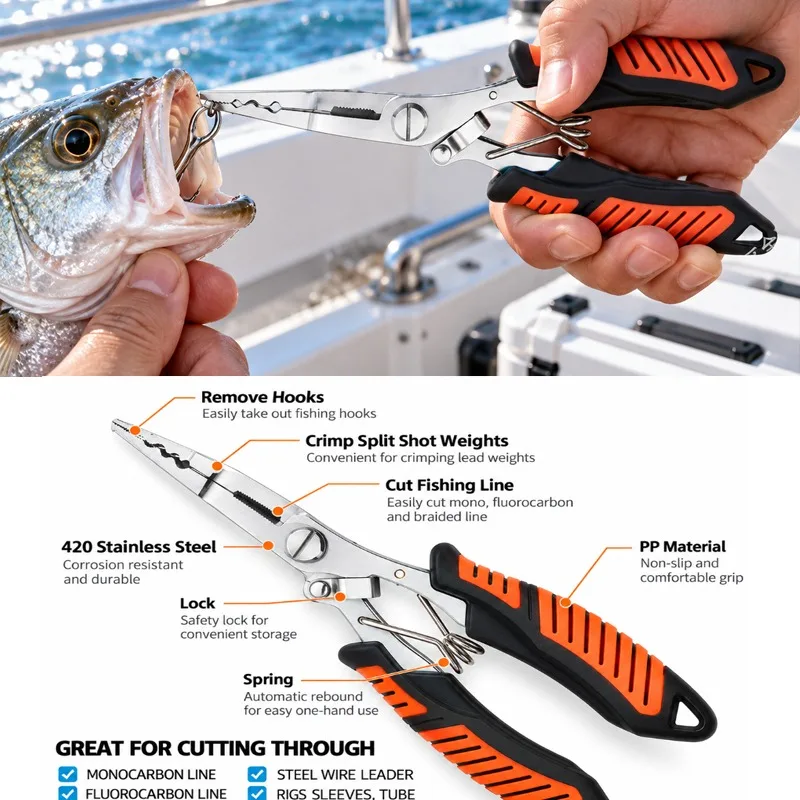 Juego de alicates de pesca mul - Fishing Hook Sharpener reseña y precio