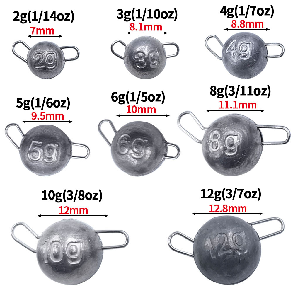 50/40/35 Cannonball pesas de P - Fishing Hook Offset reseña y precio