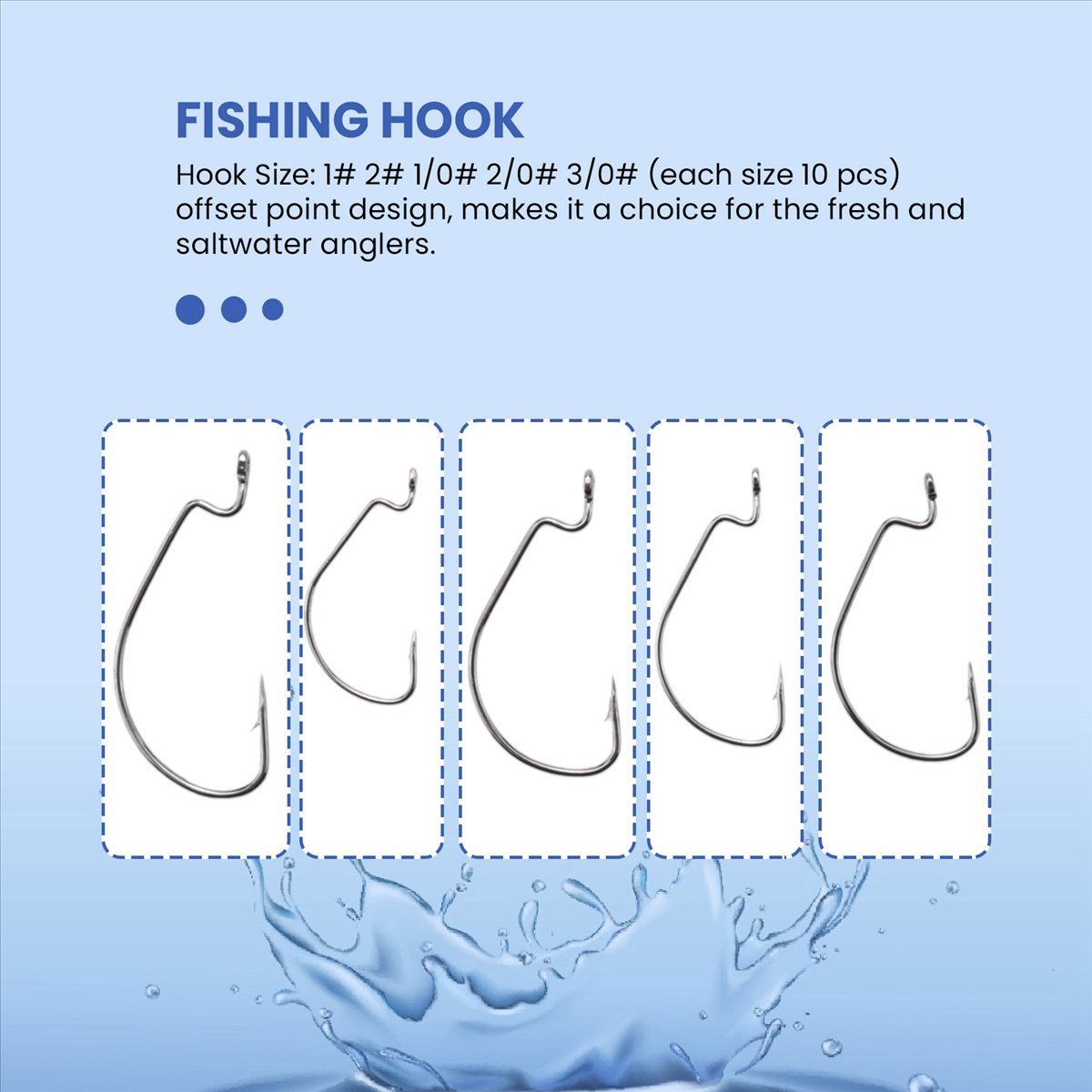 AD45 51 piezas de anzuelos de  - Fishing Hook Box reseña y precio