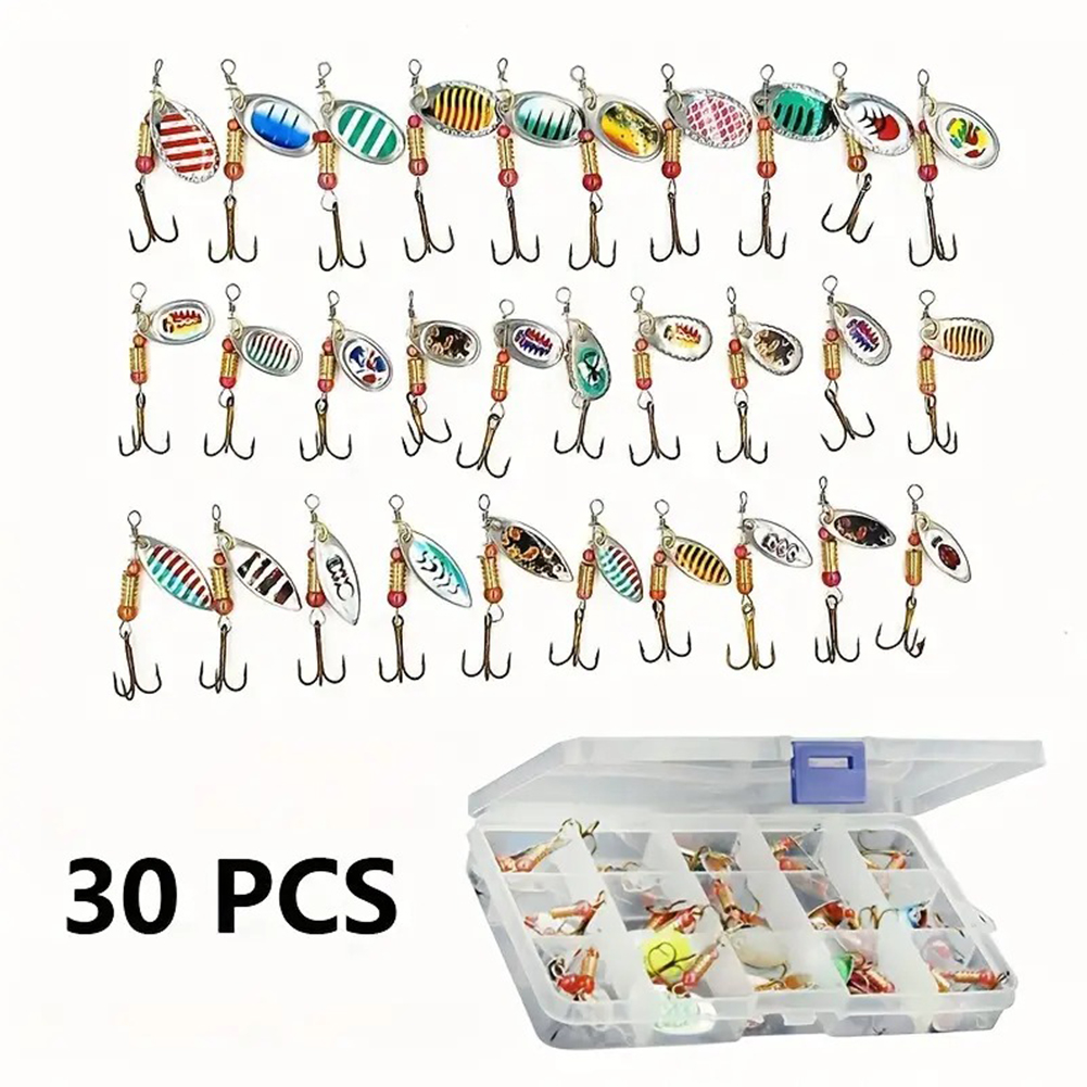 30 unidades de señuelos de pes - Fishing Hook Treble reseña y precio