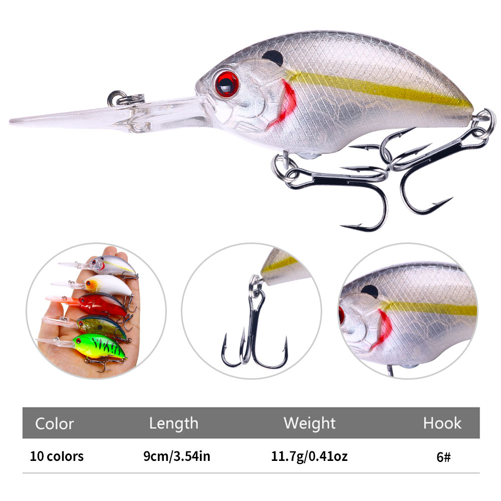 HENGJIA 11.7G 9CM Señuelos de  - Fishing Hook Treble reseña y precio